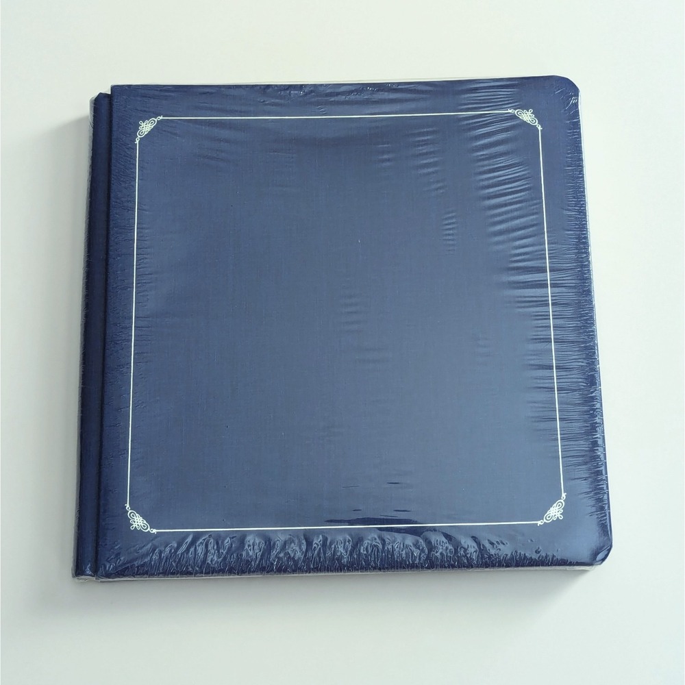 NEW Creative Memories 12x12 Album SAPPHIRE BLUE Silver Trim Pages + Protectors - Picture 2 of 9